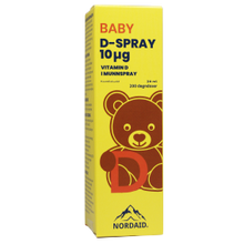Last inn bildet i Galleri-visningsprogrammet, Nordaid D-Spray 10 Baby oral D-vitaminspray
